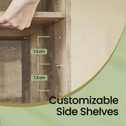 Shoe Storage Bench with Cushion and Adjustable Shelves 10 Compartments by Vasagle