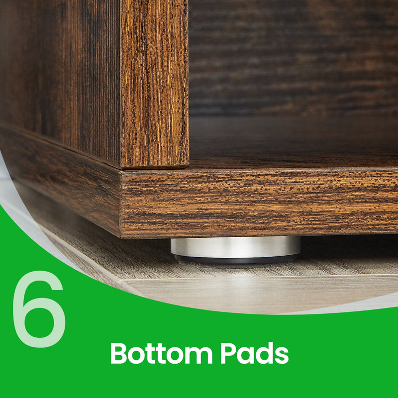 Shoe Storage Bench with Cushioned Seat and 15 Compartments for Entryway by Vasagle