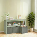 Kids Toy Storage Cabinet with Wheels and 3 Spacious Drawers for Bedroom by Vasagle