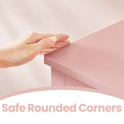 Kids Toy Storage Cabinet with Wheels and 3 Spacious Drawers for Bedroom by Vasagle