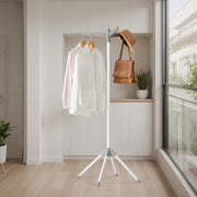 Tall Clothes Drying Rack with 3 Rotating Arms and 4 Stable Legs for Indoors by Songmics