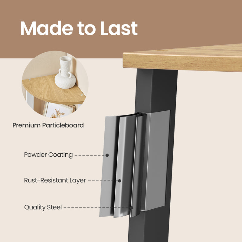 4 Tier Corner Shelf Unit with Steel Frame for Bedroom or Living Room Storage by Vasagle