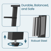 5 Tier Corner Ladder Shelf for Living Room Space Saving Display Unit by Vasagle