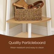 5 Tier Corner Ladder Shelf Unit for Living Room or Bedroom Storage by Vasagle