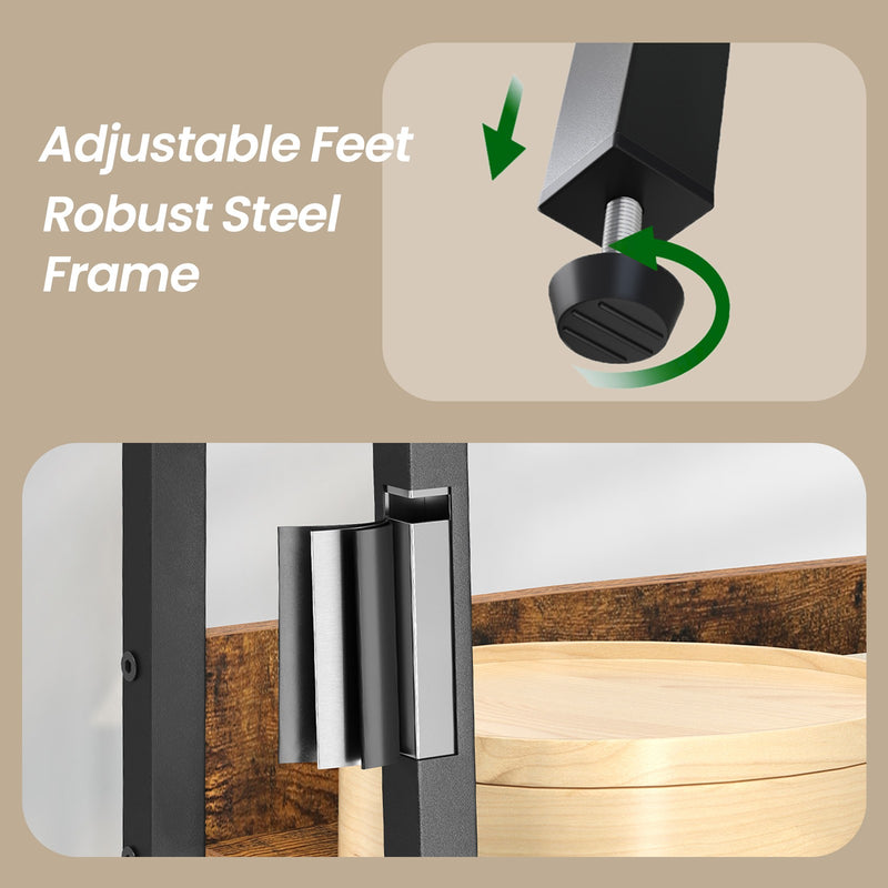 5 Tier Ladder Bookcase Slim Open Shelf for Living Room Bedroom or Study by Vasagle