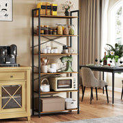 6 Tier Freestanding Bookshelf Storage Organiser for Home Office and Living Room by Vasagle