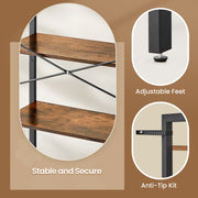 6 Tier Freestanding Bookshelf Storage Organiser for Home Office and Living Room by Vasagle