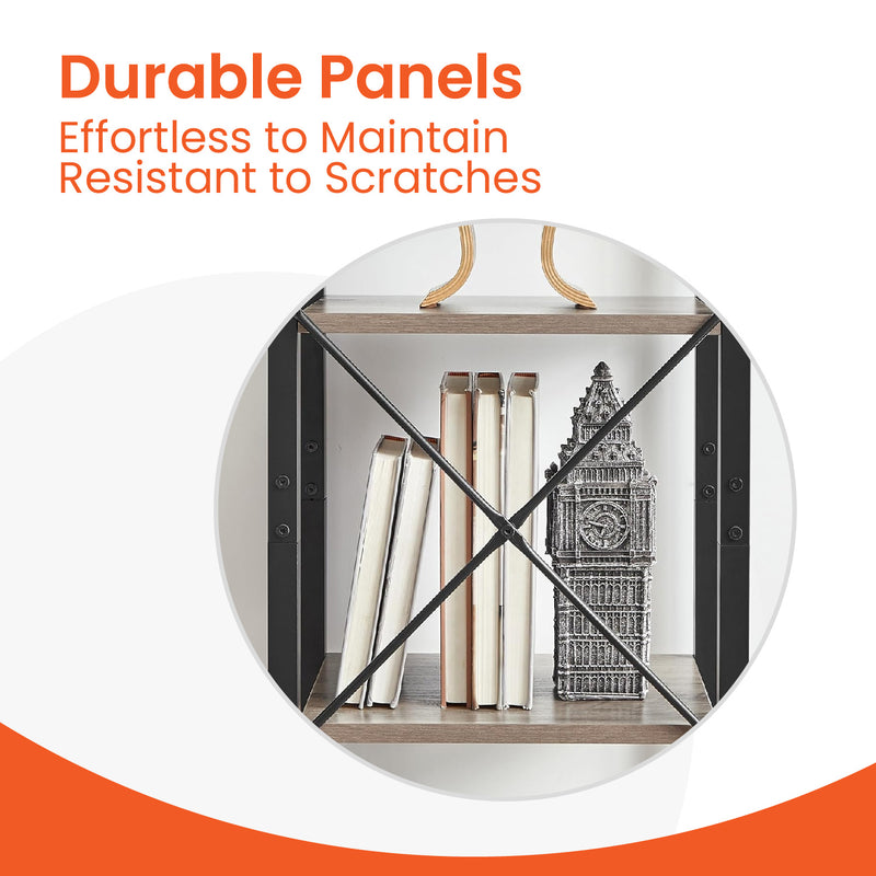 5 Tier Freestanding Storage Shelf Bookcase for Home Office or Living Room by Vasagle