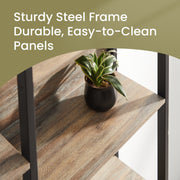 5 Tier Bookcase with 14 Open Shelves and Sturdy Metal Frame for Home Office by Vasagle