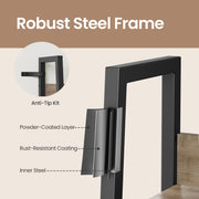 5 Tier Narrow Ladder Bookshelf for Small Spaces and Home Office Storage by Vasagle