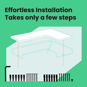 L Shaped Floating Corner Wall Shelves Set of 2 Space Saving Storage Solution by Vasagle