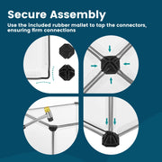 Indoor Small Animal Playpen with Floor Ideal for Rabbits Guinea Pigs and Pets by Songmics