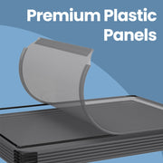 16 Cube Plastic Storage Organiser Freestanding Shelving Unit for Home and Closet by Songmics