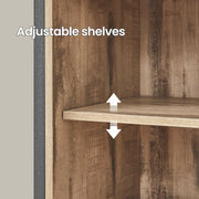 Vasagle Freestanding Storage Sideboard with Sliding Barn Door for Living Room or Hallway 70x30x80cm VASAGLE