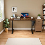 Electric Height Adjustable Standing Desk Ergonomic Sit Stand Workstation by Vasagle VASAGLE