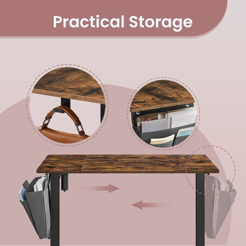 Electric Height Adjustable Standing Desk Ergonomic Sit Stand Workstation by Vasagle VASAGLE