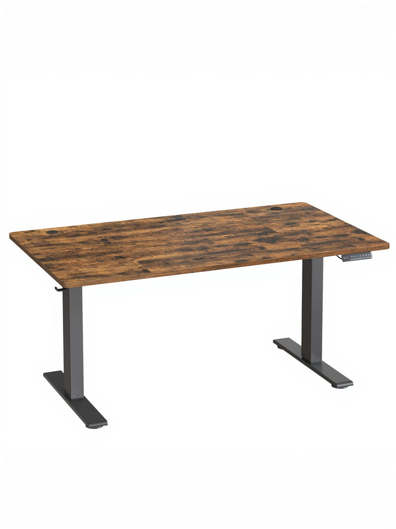 Electric Height Adjustable Standing Desk with USB C Port 140x80cm by VASAGLE VASAGLE