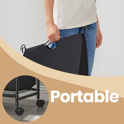 Rolling Laundry Basket with 4 Removable Sorting Bags and Wheels for Easy Transport by Songmics