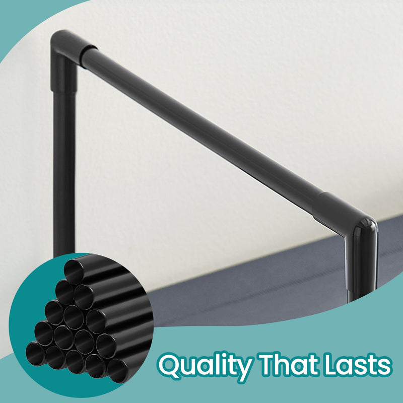 10 Tier Shoe Rack Storage Organiser for Entryway or Closet Holds Up to 50 Pairs by Songmics