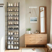 10 Tier Shoe Rack Storage Organiser for Entryway or Closet Holds Up to 50 Pairs by Songmics