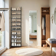 10 Tier Shoe Rack Storage Organiser for Entryway or Closet Holds Up to 50 Pairs by Songmics