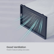 Stackable Shoe Storage Boxes Pack of 18 Clear Plastic Organisers with Front Door by Songmics