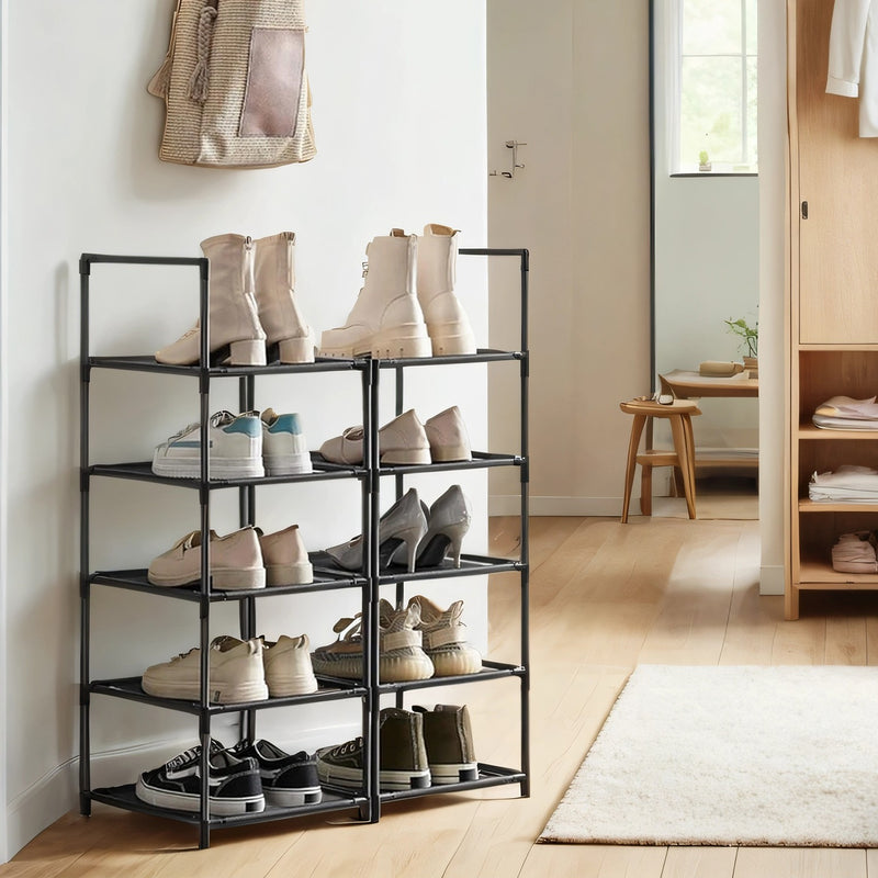10 Tier Shoe Rack Freestanding Shoe Storage Shelf Organiser for Entryway by Songmics