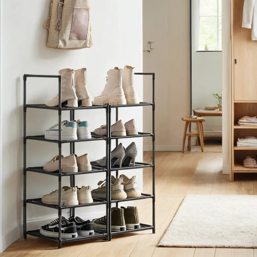 10 Tier Shoe Rack Freestanding Shoe Storage Shelf Organiser for Entryway by Songmics