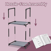 10 Tier Shoe Rack Freestanding Shoe Organiser Shelf for Hallway and Closet by Songmics