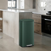 30L Pedal Bin with Soft Close Lid and Removable Inner Bucket Stainless Steel by Songmics