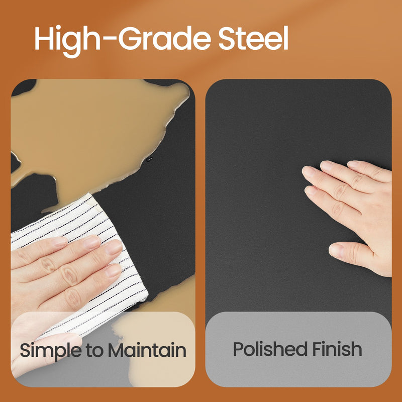 40L Double Kitchen Bin with Soft Close Lids and Removable Inner Buckets by Songmics