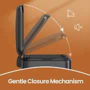 40L Double Kitchen Bin with Soft Close Lids and Removable Inner Buckets by Songmics