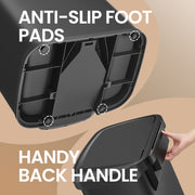 68L Metal Kitchen Rubbish Bin with Soft Close Lid and Pedal Design by Songmics