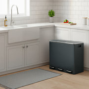 Songmics kitchen bin styled in a modern kitchen setting