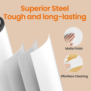 Dual Compartment 30L and 20L Kitchen Recycling and Waste Pedal Bin with Wing Lids by Songmics