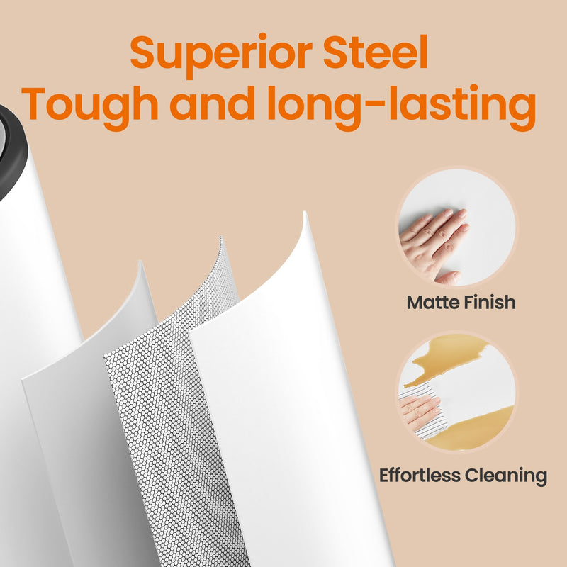 Dual Compartment 30L and 20L Kitchen Recycling and Waste Pedal Bin with Wing Lids by Songmics