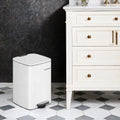 20L Kitchen Pedal Bin Soft Close Lid with Stay Open Feature for Rubbish Waste by Songmics