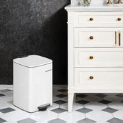 20L Kitchen Pedal Bin Soft Close Lid with Stay Open Feature for Rubbish Waste by Songmics