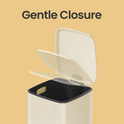 8 Gallon Stainless Steel Kitchen Bin with Soft Close Lid and Pedal by Songmics