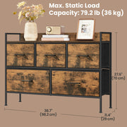 Modern Chest of Drawers with 4 Spacious Storage Drawers for Bedroom Organisation by Songmics