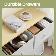 6 Drawer Fabric Dresser with Sturdy Metal Frame for Bedroom Storage by Songmics