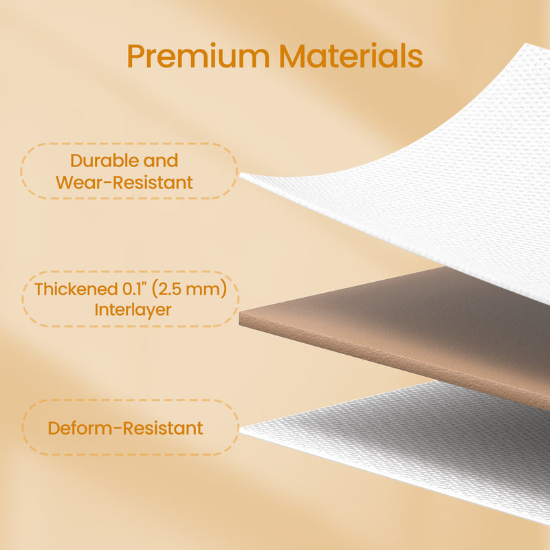 7 Drawer Dresser With Fabric Drawers Spacious Storage for Bedroom Organisation by Songmics, 98x28.5x85cm