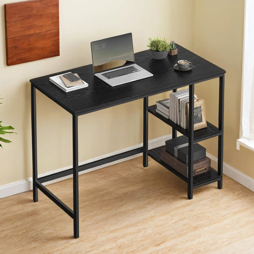 Industrial Computer Desk with 2 Storage Shelves for Home Office Workspace by Vasagle