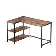 L Shaped Corner Desk with Adjustable Shelves Ideal for Gaming and Office by Vasagle VASAGLE