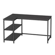 L Shaped Corner Computer Desk with Adjustable Shelves for Gaming Office by Vasagle VASAGLE