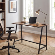 Compact Home Office Desk Sturdy Steel Frame Stylish Workspace 100x50x76cm by Vasagle VASAGLE