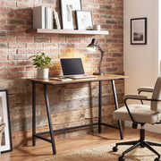 Compact Home Office Desk Sturdy Steel Frame Stylish Workspace 100x50x76cm by Vasagle VASAGLE
