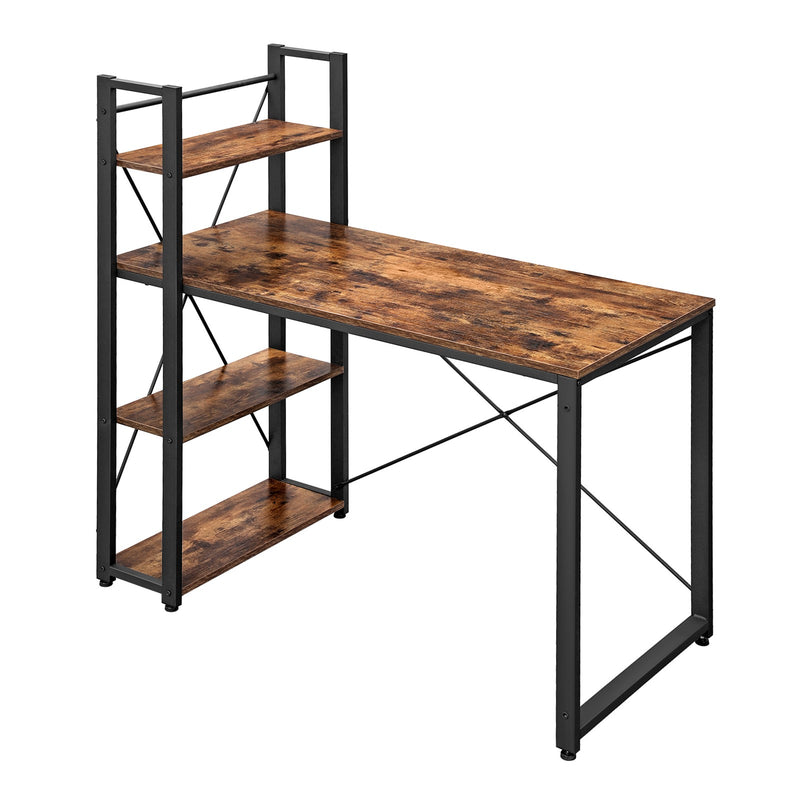 Computer Desk with Adjustable Shelf and Steel Frame 120cm by VASAGLE Songmics