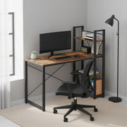 Computer Desk with Adjustable Shelf and Steel Frame 120cm by VASAGLE Songmics