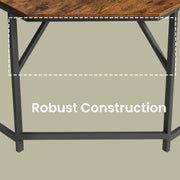 L Shaped Corner Computer Desk 149 x 149 cm Space Saving Workstation for Home Office by Vasagle